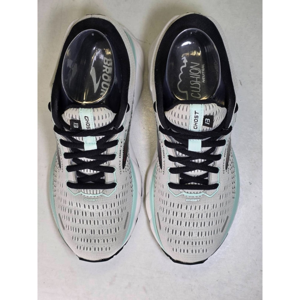 Brooks Ghost 13 Women's Sneakers  Size 7.5 Gray Blue Running Shoes 1203381B073 - Picture 6 of 15